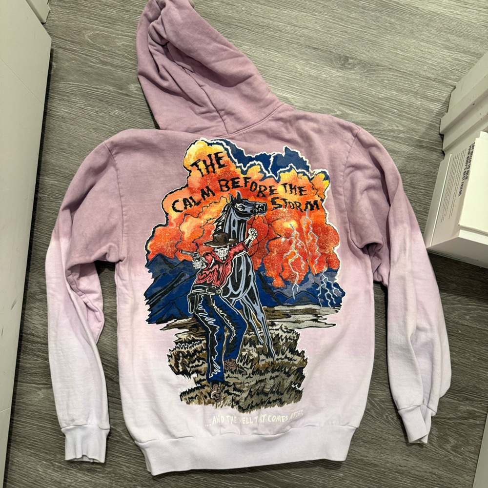 Warren Lotas Calm Before The Storm Ombré Hoodie